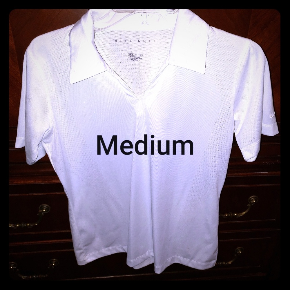 EUC Women's White Nike Golf/Tennis Shirt